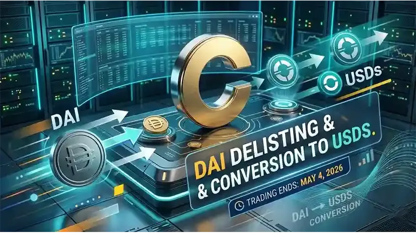 Coinbase Delists DAI, Converts Balances to USDS in May